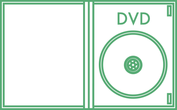 DVDデジトレイ（二つ折り）パック